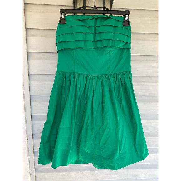 Jack by BB Dakota NWT Strapless Dress in Glass Green Sz Medium St Patrick's Day - Picture 2 of 14